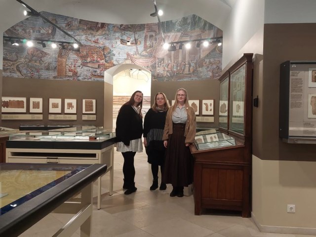 Erasmus+, Österreichische Nationalbibliothek, Papyrusmuseum der Österreichischen Nationalbiblithek, Vídeň, leden 2026