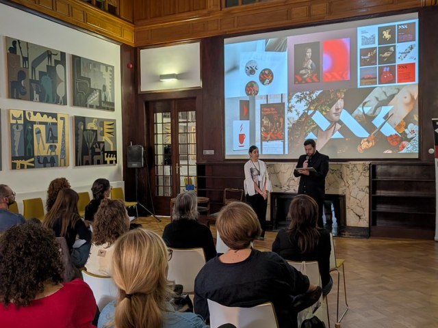 Emilia Bojańczyk, listopad 2025, konference Laboratoř muzejního vizuálna, vila Löw Beer
