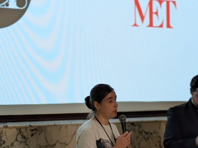 Emilia Bojańczyk, listopad 2025, konference Laboratoř muzejního vizuálna, vila Löw Beer